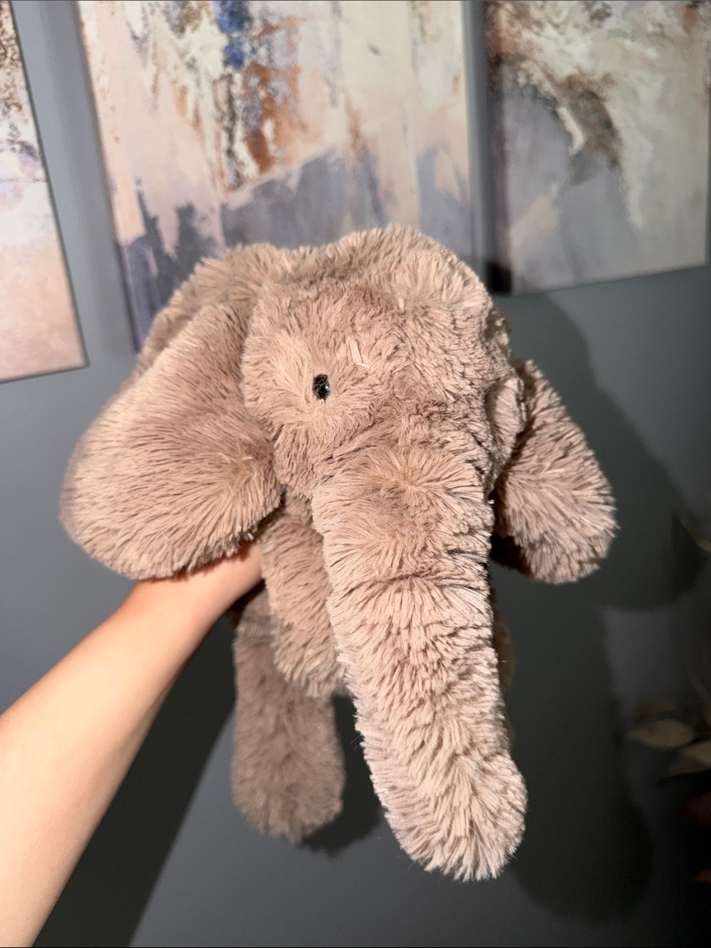 jellycat medium smudge elephant